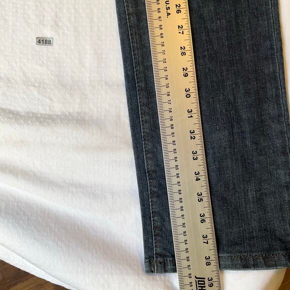 X2 Denim Laboratory Women Jeans size 8 Low Rise Straight Leg Stretch Boot Cut - Picture 3 of 11